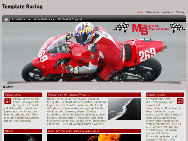 Racing Template