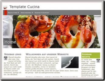 Template Cucina