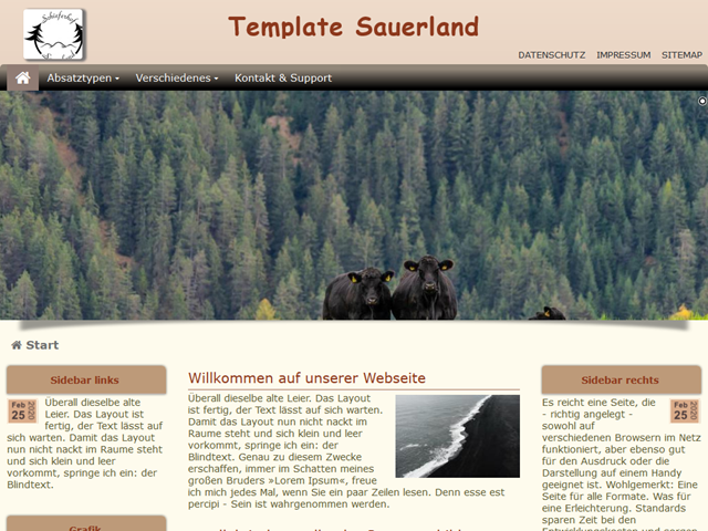 Template Sauerland